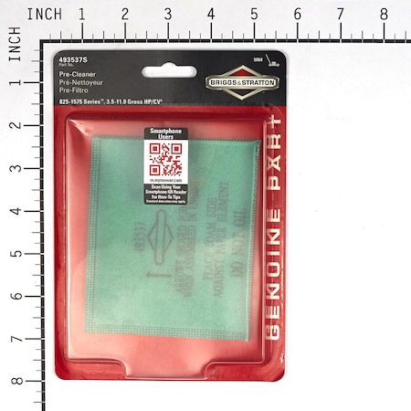 Briggs & Stratton Briggs & Stratton Pre-Cleaner 1 pk 5064K